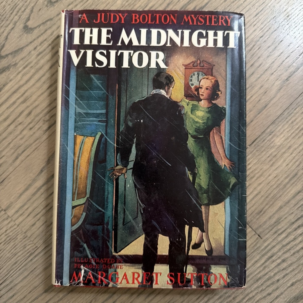 Judy Bolton Mystery #12 The Midnight Visitor 1st Edition hcdj Margaret Sutton